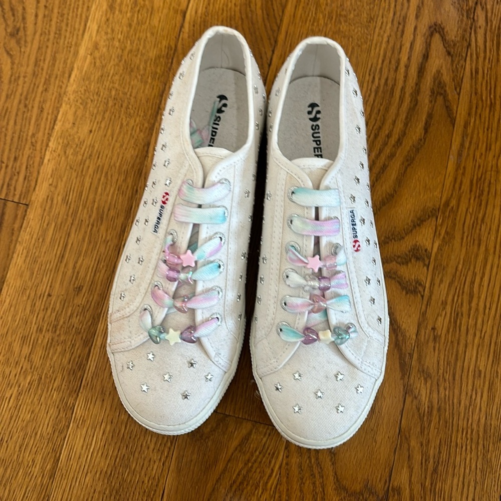 SUPERGA LIMITED EDITION TIE DYE STUDDED STARS SIZE 40